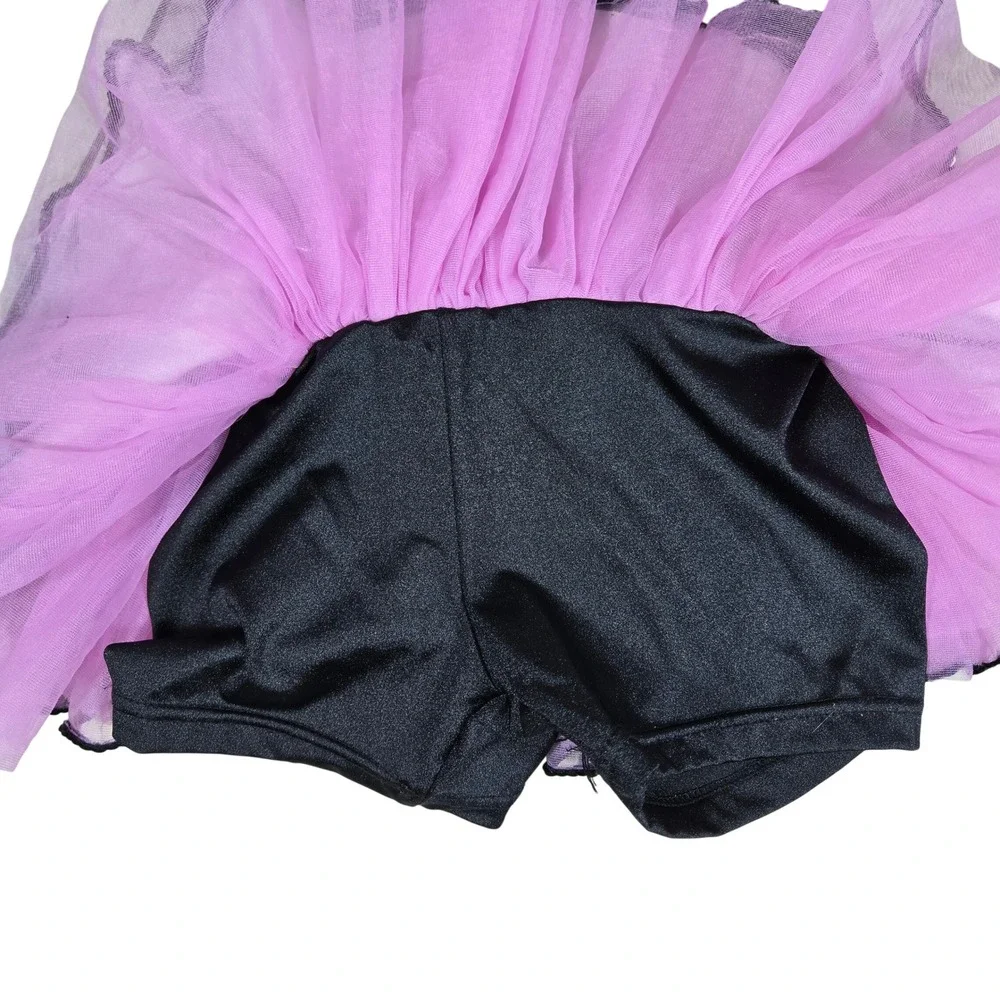 Weissman Girls IC 7/8 Pink Black Checkerboard Dance Costume 3pc Set 14118
